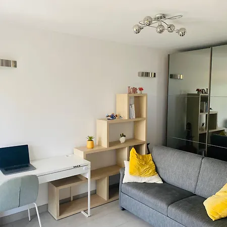 T2 Climatise Avec Parking Prive - 10 Min Des Plages Apartman *